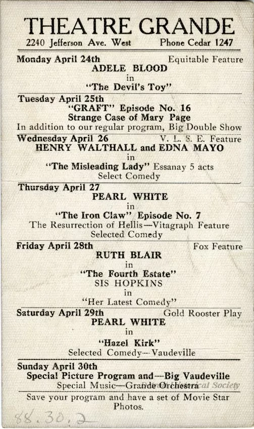 Program, Theater