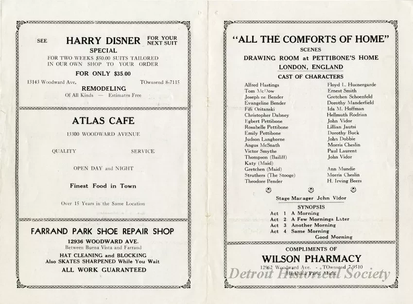 Program, Theater