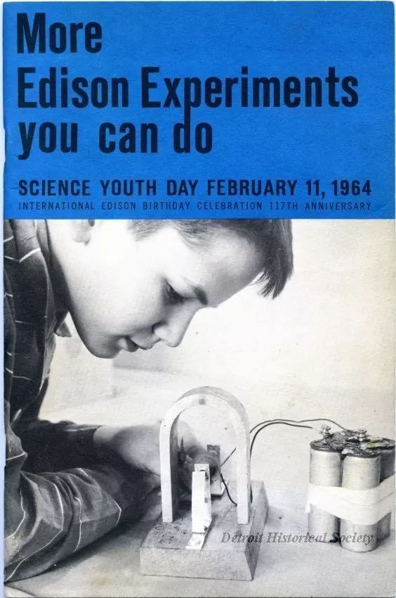 Booklet - More Edison Experiments You Can Do,
Science Youth Day