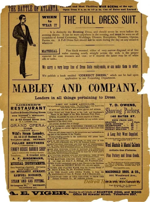 Program, Theater
