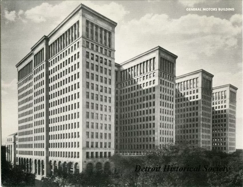 Postcard - General Motors Building