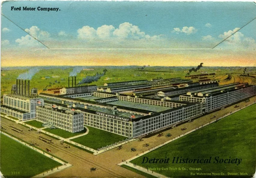 Post Folder - Detroit's Largest Industries and Hotels