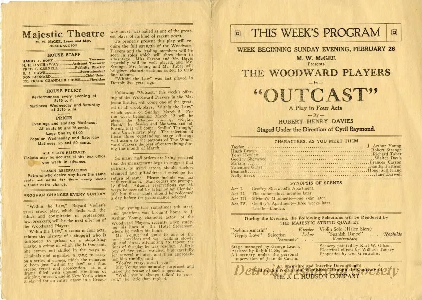 Program, Theater