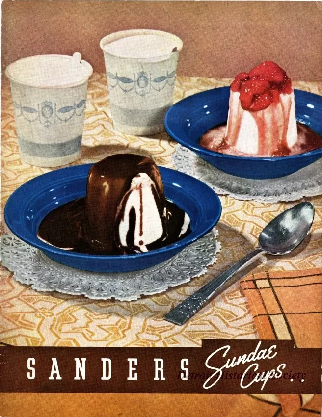 Menu - Sanders Sundae Cups