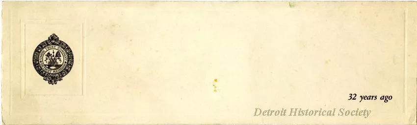 Booklet - 32 Years Ago
[Union Trust Company]