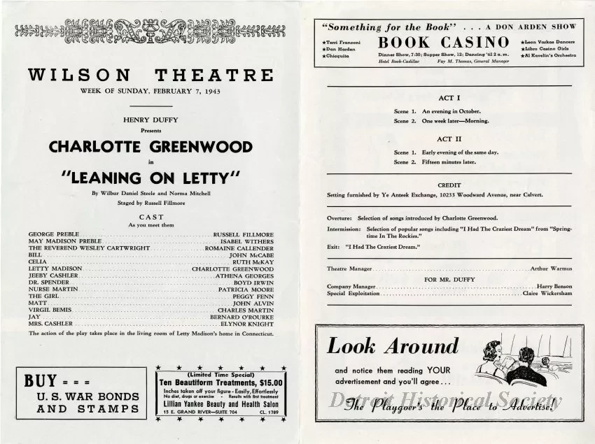 Program, Theater