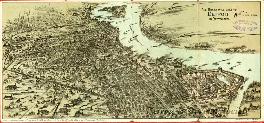 Brochure - All Roads Will Lead to Detroit in September.  Why? / Detroit's Great Fair and Exposition