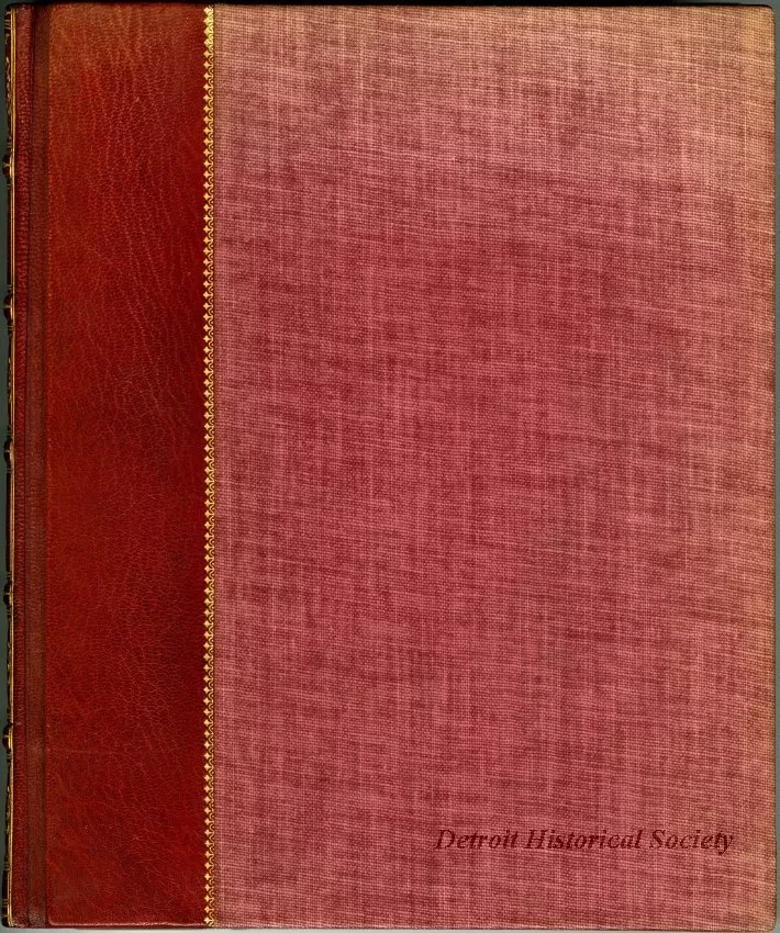 Book - Jewish Life and Culture in Detroit Exhibit, 
Detroit Historical Museum