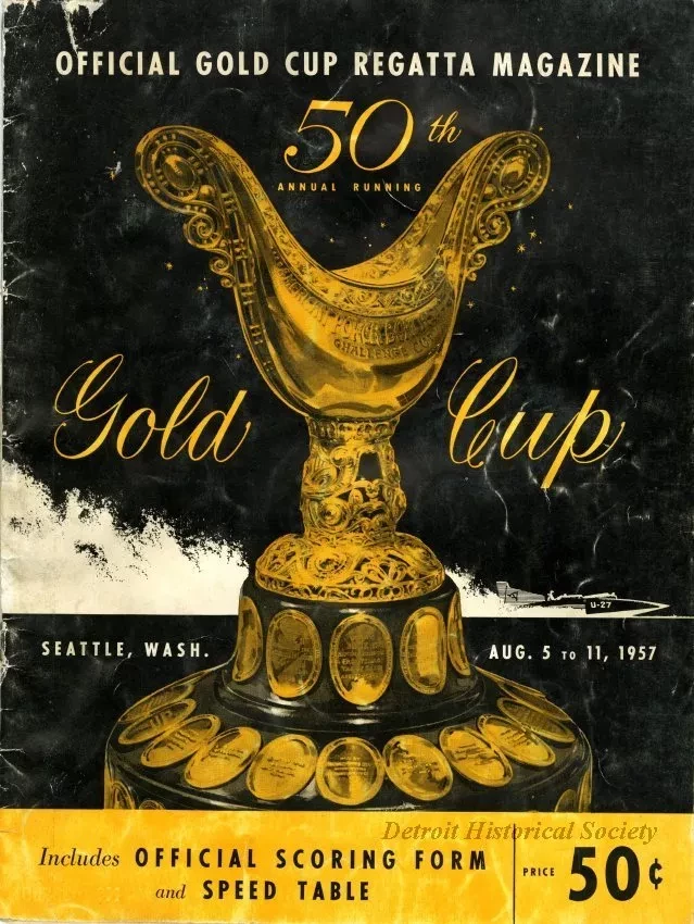 Program - Official Gold Cup Regatta Magazine,
50th Annual Running