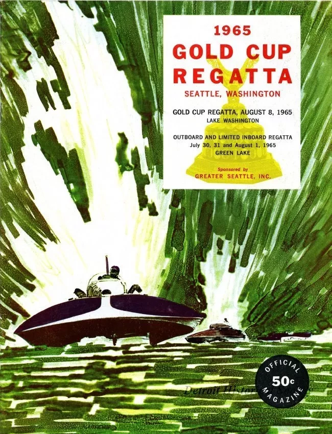 Program - 1965 Gold Cup Regatta, 
Seattle, Washington