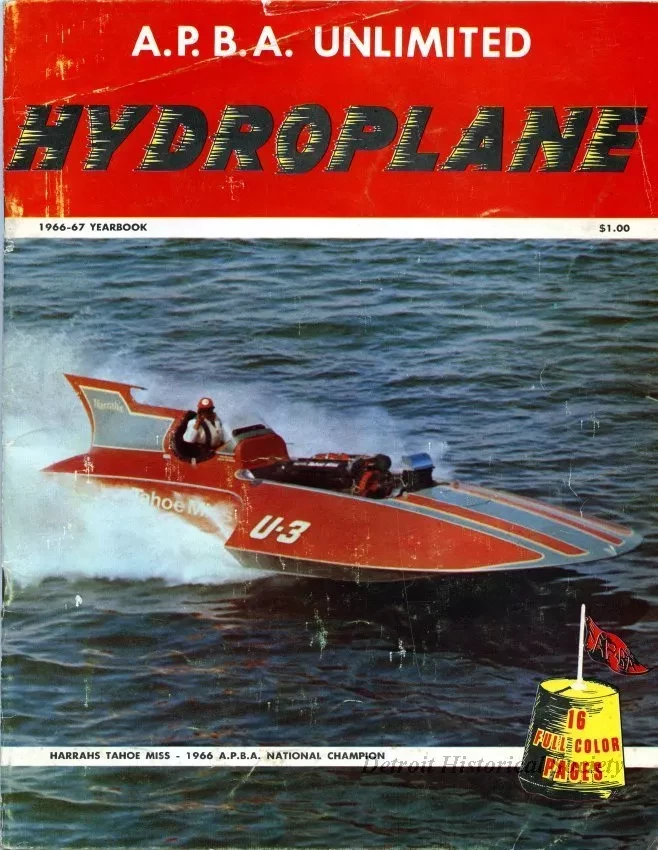Program - A.P.B.A. Unlimited Hydroplane,
1966-67 Yearbook