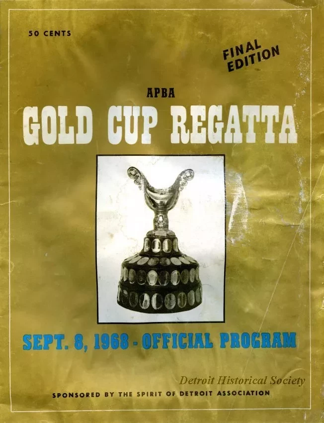 Program - APBA Gold Cup Regatta,
Final Edition
