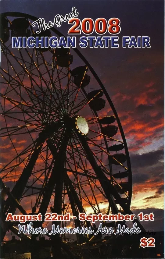 Program - 2008 Michigan State Fair Souvenir Program