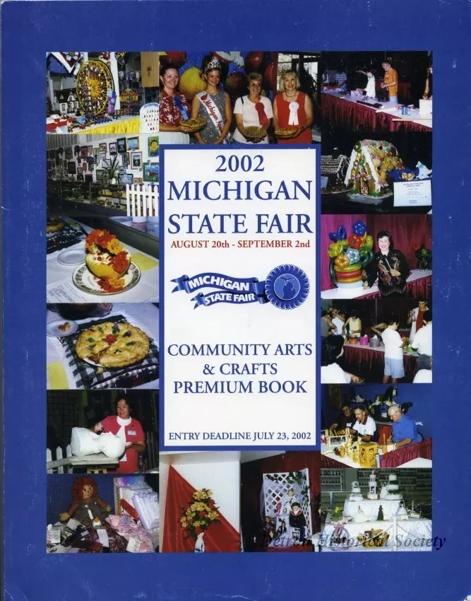 Program - 2002 Michigan State Fair Community Arts & Crafts Premium Book