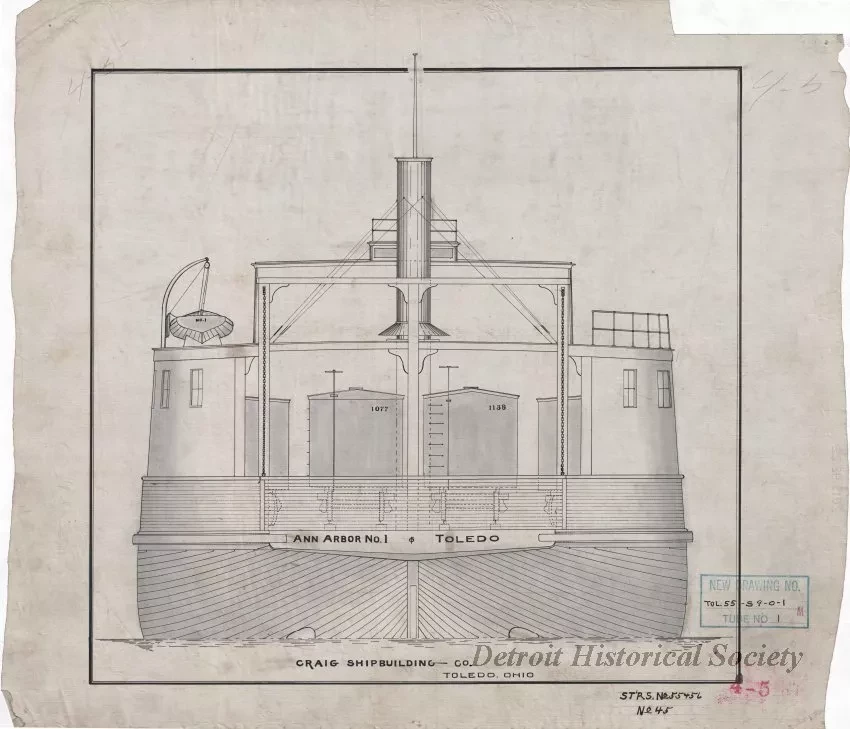 Drawing, Technical - Craig Shipbuilding Company
Toledo, Ohio