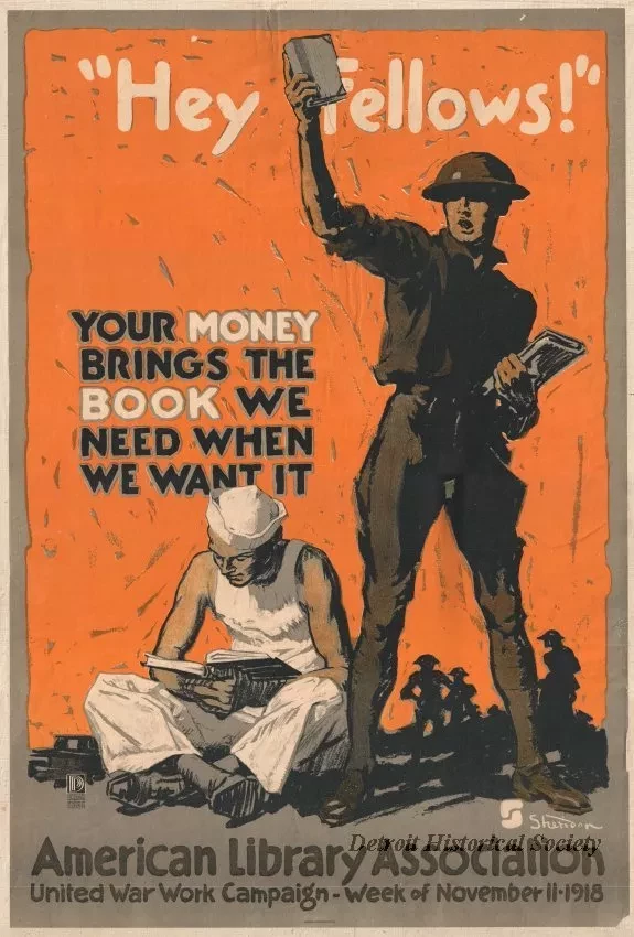 Poster - Hey Fellows!
Your Money Brings the Book We Need When We Want It.