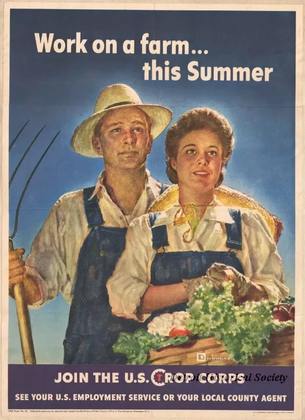 Poster - Work on a farm ... this Summer,
Join the U.S. Crop Corps.