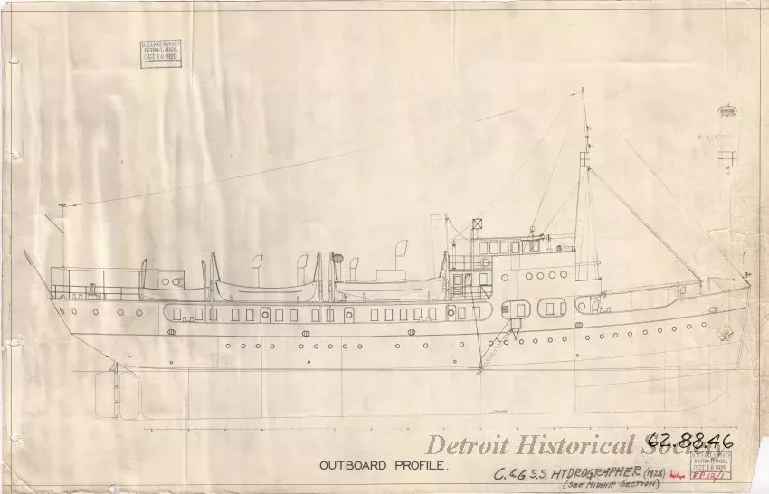 Drawing, Technical - Outboard Profile