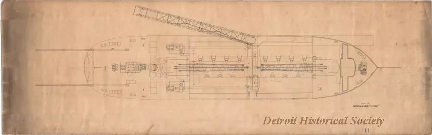 Drawing, Technical - Plan of Sandsucker, Hydro