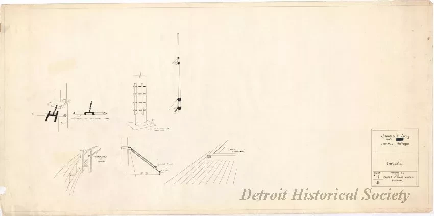 Drawing, Technical - Details
(James F. Joy)