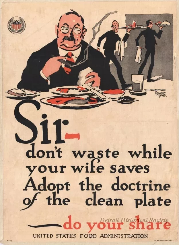 Poster - Sir - Don't Waste While Your Wife Saves