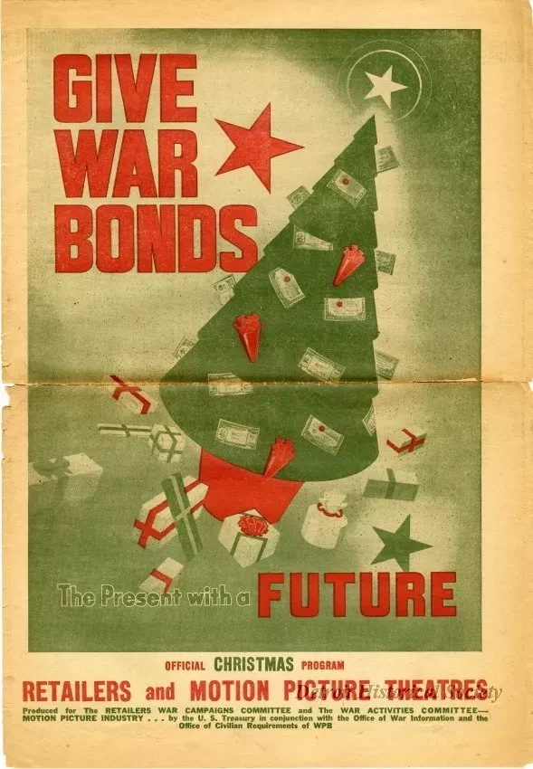 Pamphlet - Give War Bonds, The Present With A Future