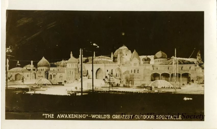 Postcard - "The Awakening"--World's Greatest Outdoor Spectacle