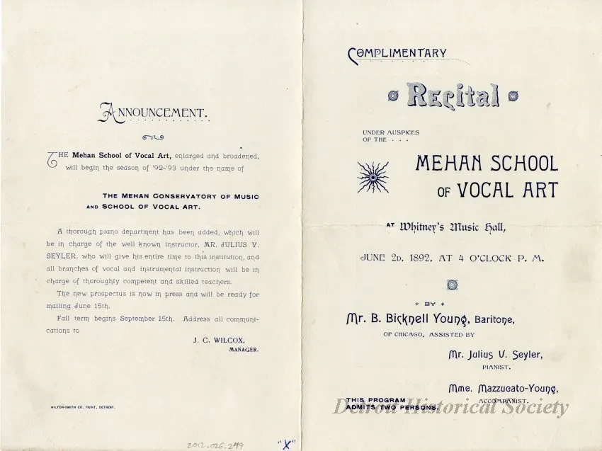 Program, Theater