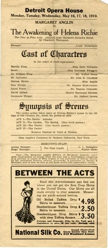 Program, Theater