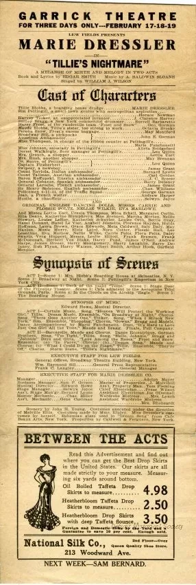 Program, Concert