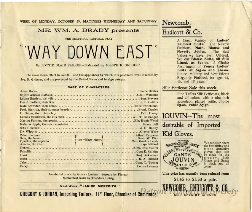 Program, Theater