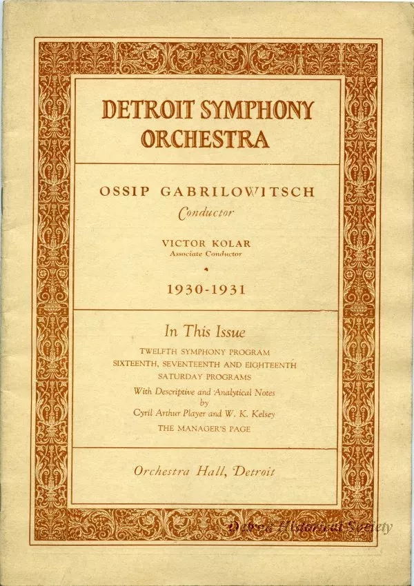Program, Concert