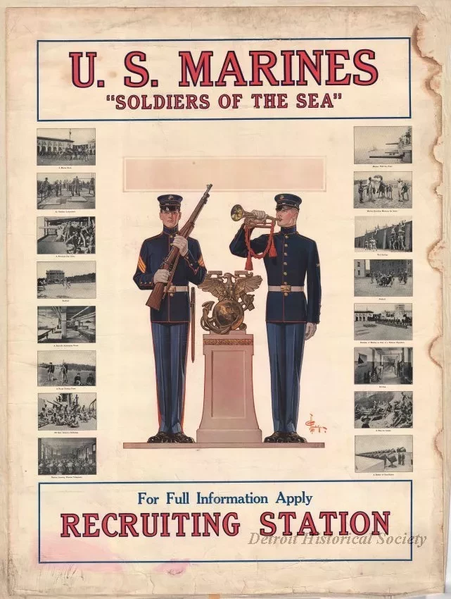 Poster - U. S. Marines "Soldiers of the Sea"