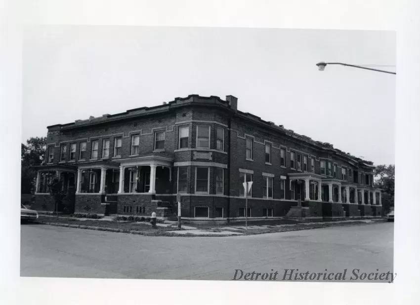 Print, Photographic - "The Emmet" 3059-3105 17th, Detroit, Mi