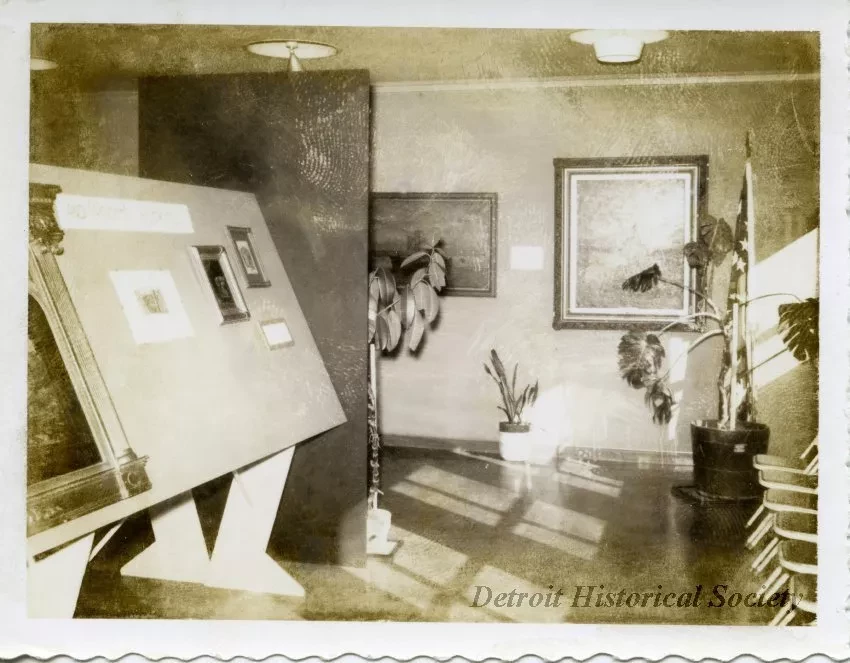 Print, Photographic - Room at Detroit Historical Museum Robert Hopkin exhibit