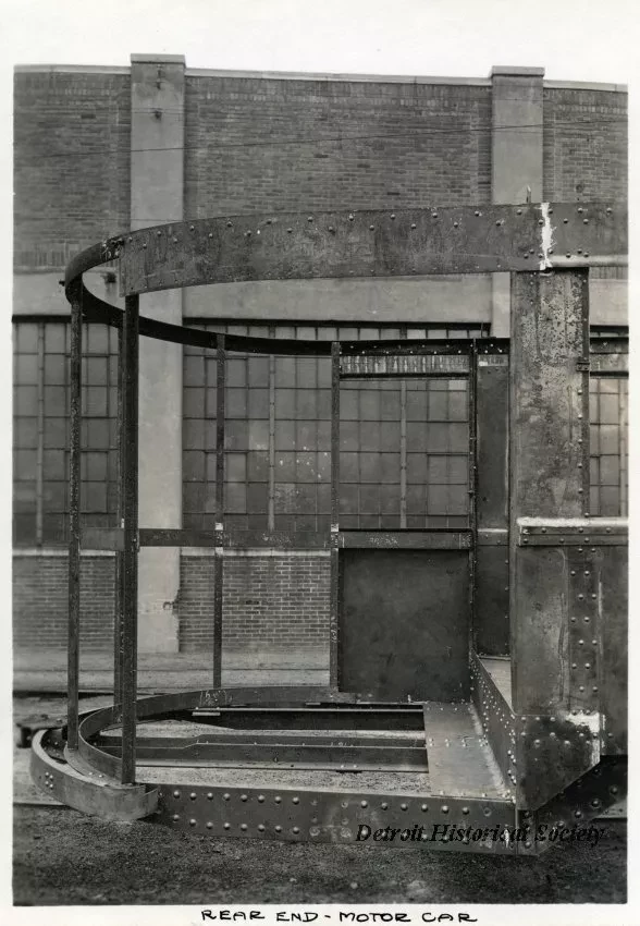 Print, Photographic - Rear End - Motor Car