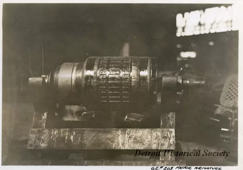 Print, Photographic - G.E. #203 Motor Armature