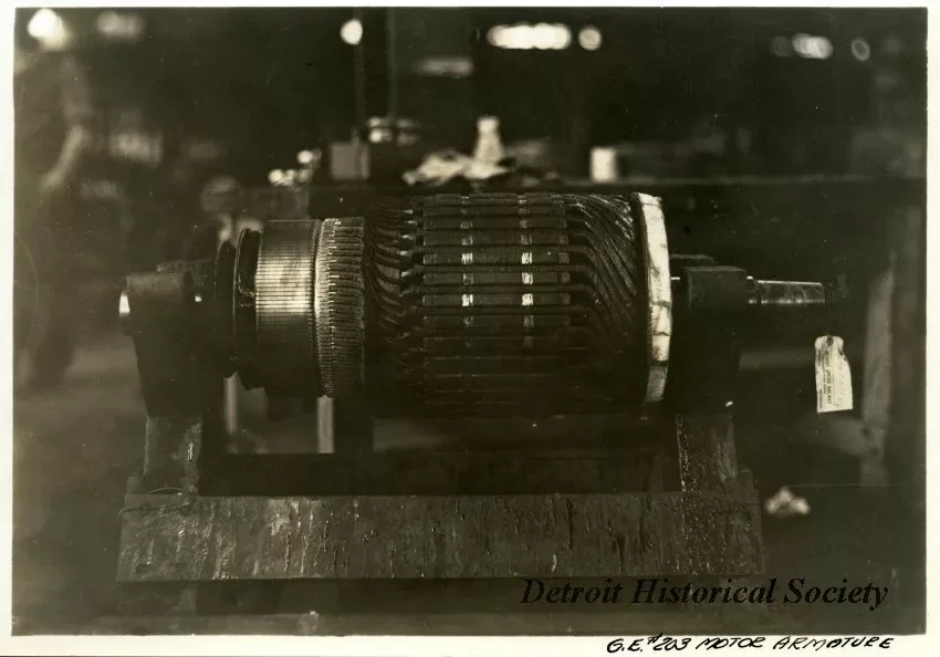 Print, Photographic - G.E. #203 Motor Armature