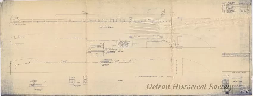 Blueprint - Railing Plan
[Hull No. 311, SS City of Midland]