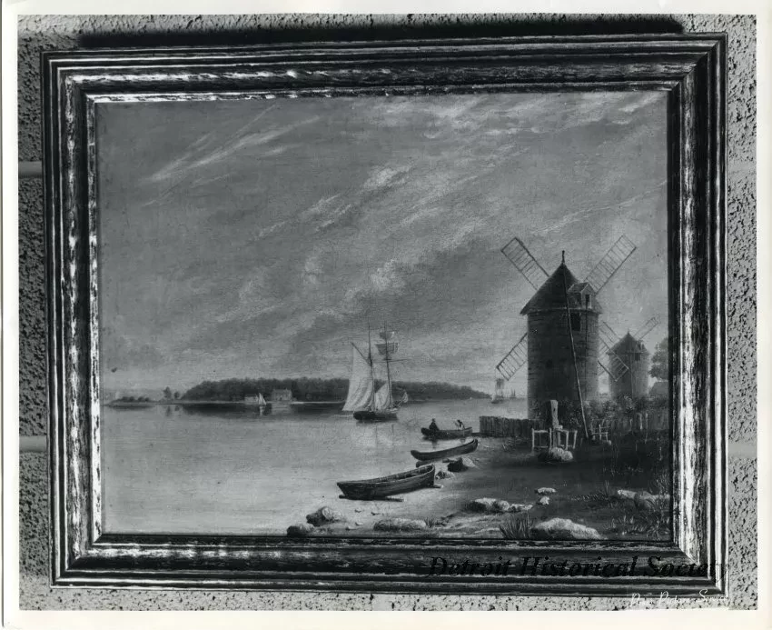 Print, Photographic - Belle Isle from Canadian Shore - Photo of Robert Hopkin Painting 'Belle Isle from Canadian Shore'