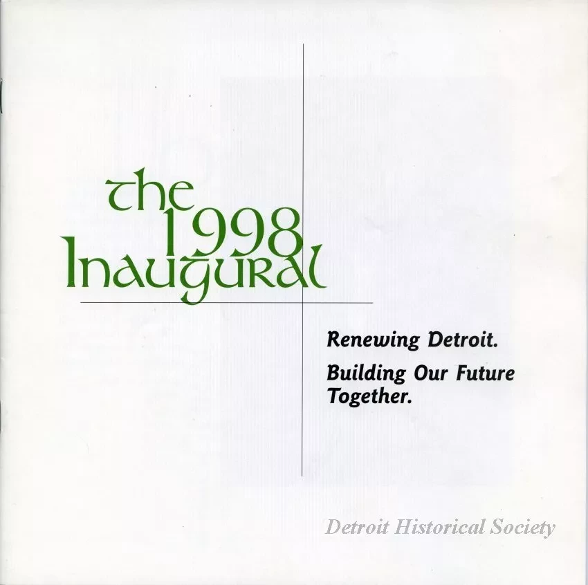 Program - The 1998 Inaugural