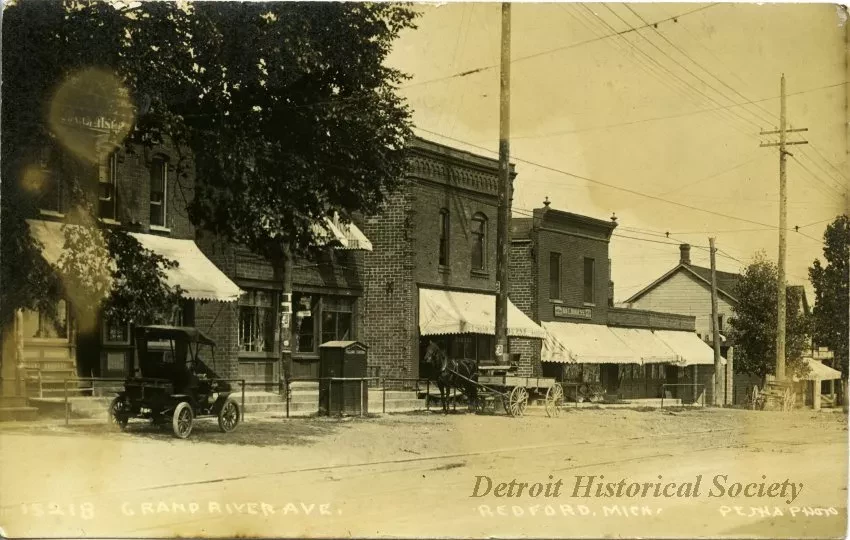Postcard - Grand River Ave., Redford, Mich.