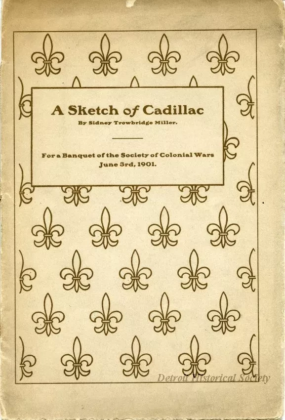Booklet - A Sketch of Cadillac