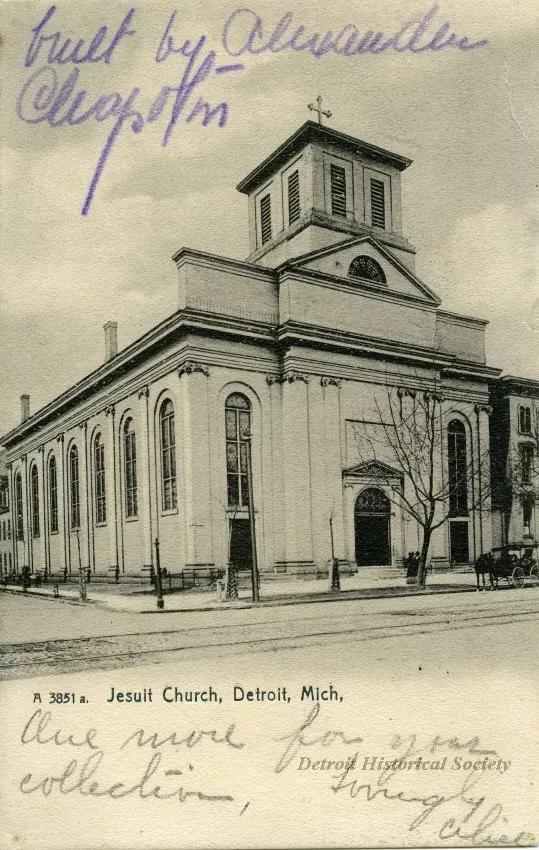 Postcard - Jesuit Church, Detroit, Mich.