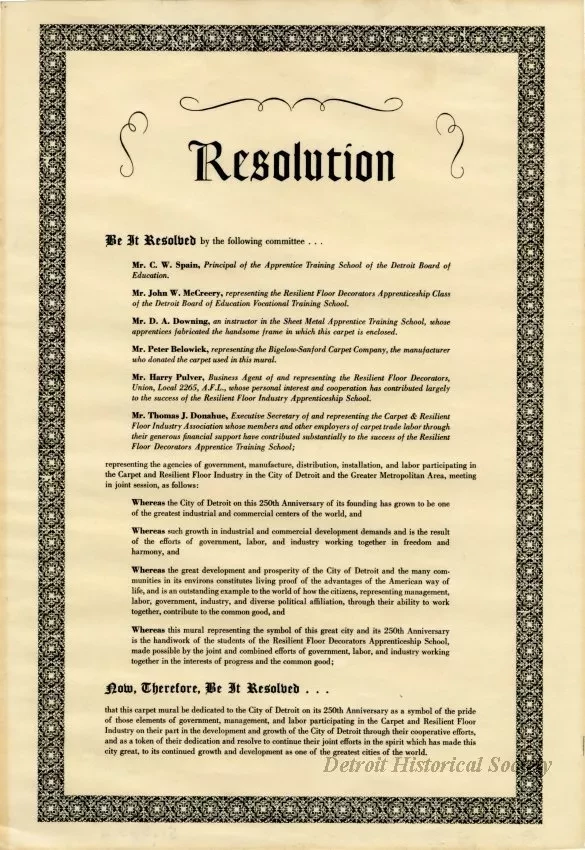 Resolution