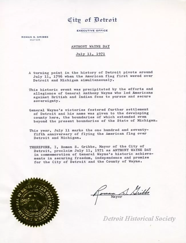 Proclamation
