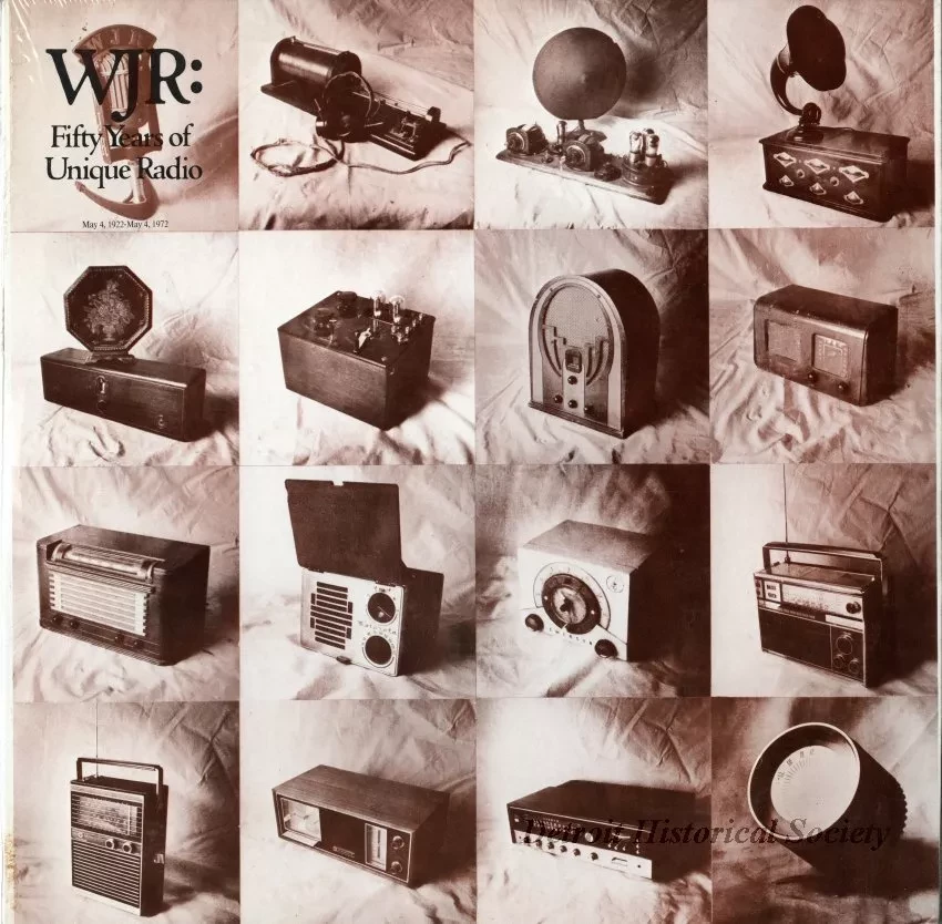 Album, Record - WJR: Fifty Years of Unique Radio, May 4, 1922 - May 4, 1972