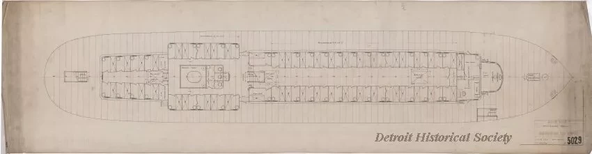 Drawing, Technical - Joiner Plan, 
Promenade Deck
