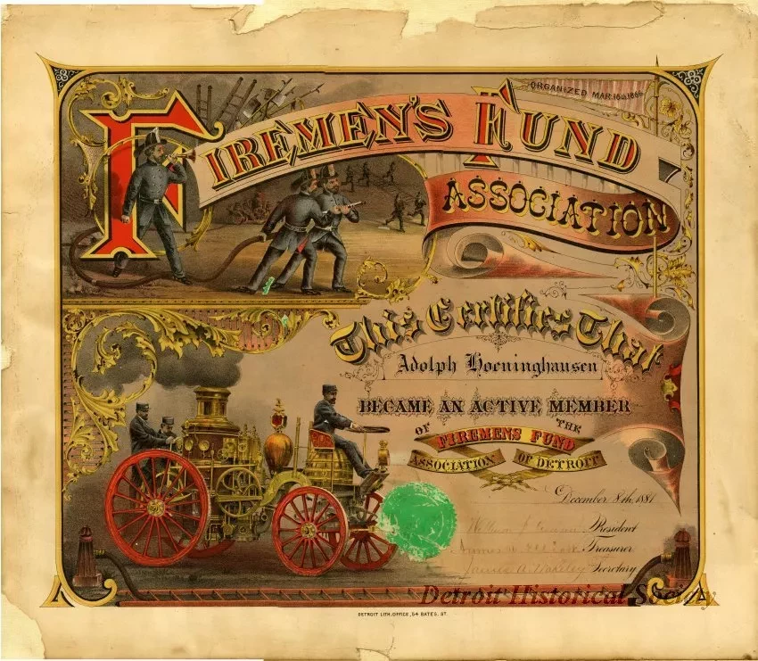 Certificate, Membership