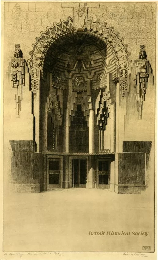 Print - The Doorway - New Union Trust Building